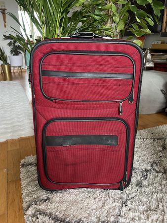 Samsonite Red Luggage -  55x35x19
