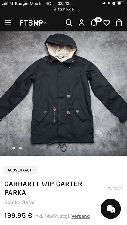 carhartt CARTER PARKA XL Acheter sur Ricardo
