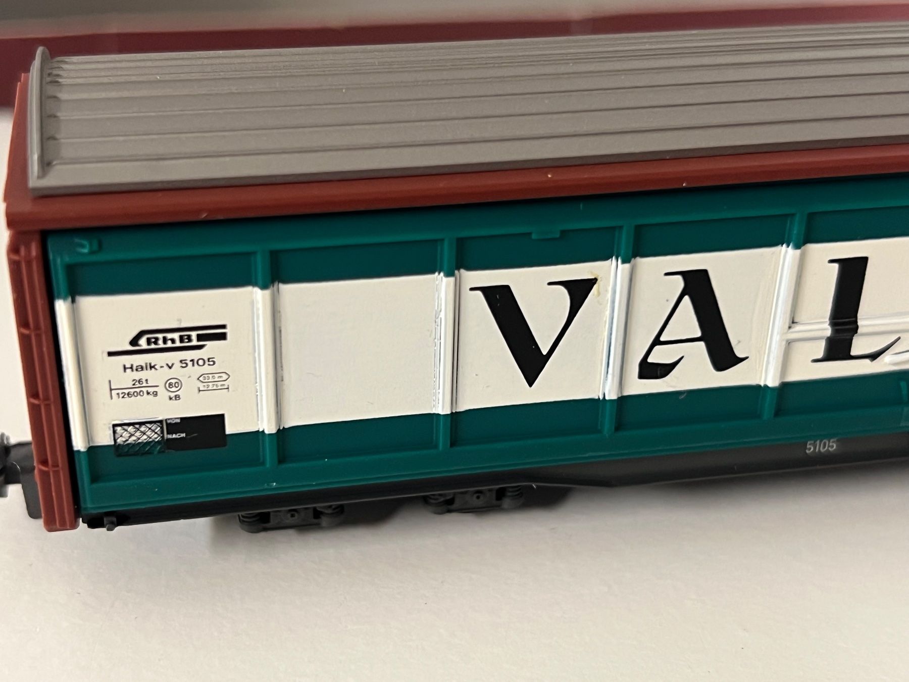 Bemo Modellini di ferrovie: Bemo RhB  Haik-v 5105 Valser – Nuovo (secondo la descrizione) da Neuenhof venduto da ludovicco 3