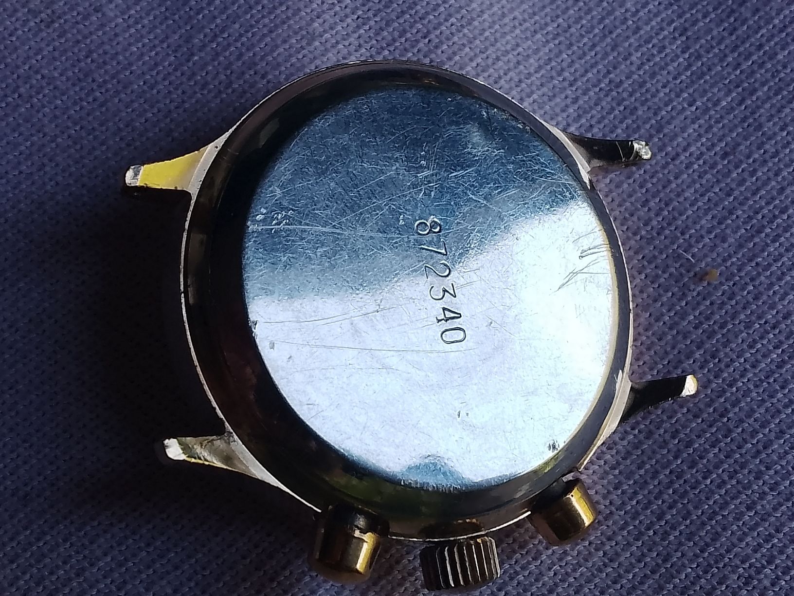 Poljot Orologi: Poljot Chronograph 38mm fur uhrmacker  – Difettoso da Agno venduto da sam2608 3