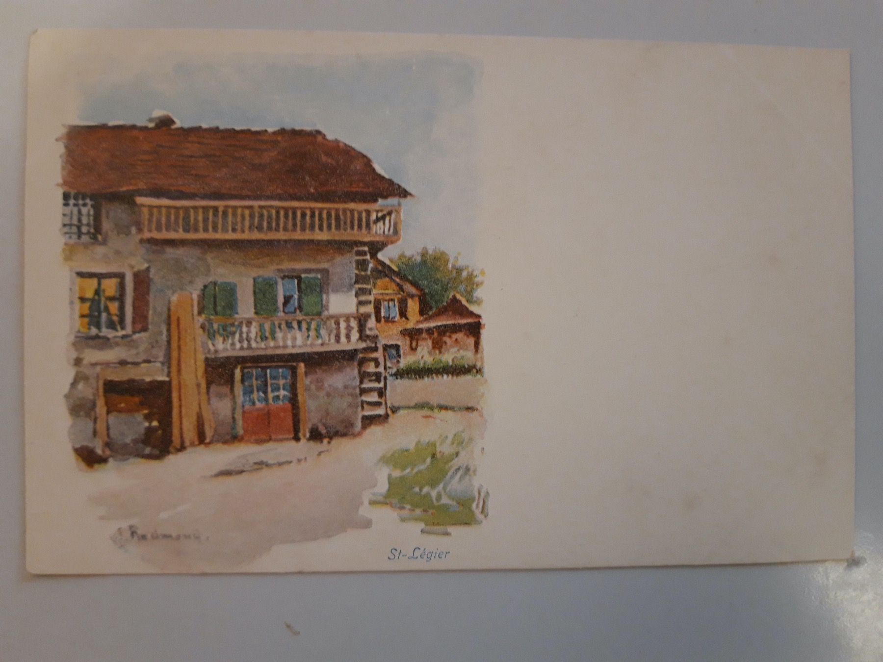 Cartoline postali: St. Légier – Usato da Sargans venduto da nicsam1815