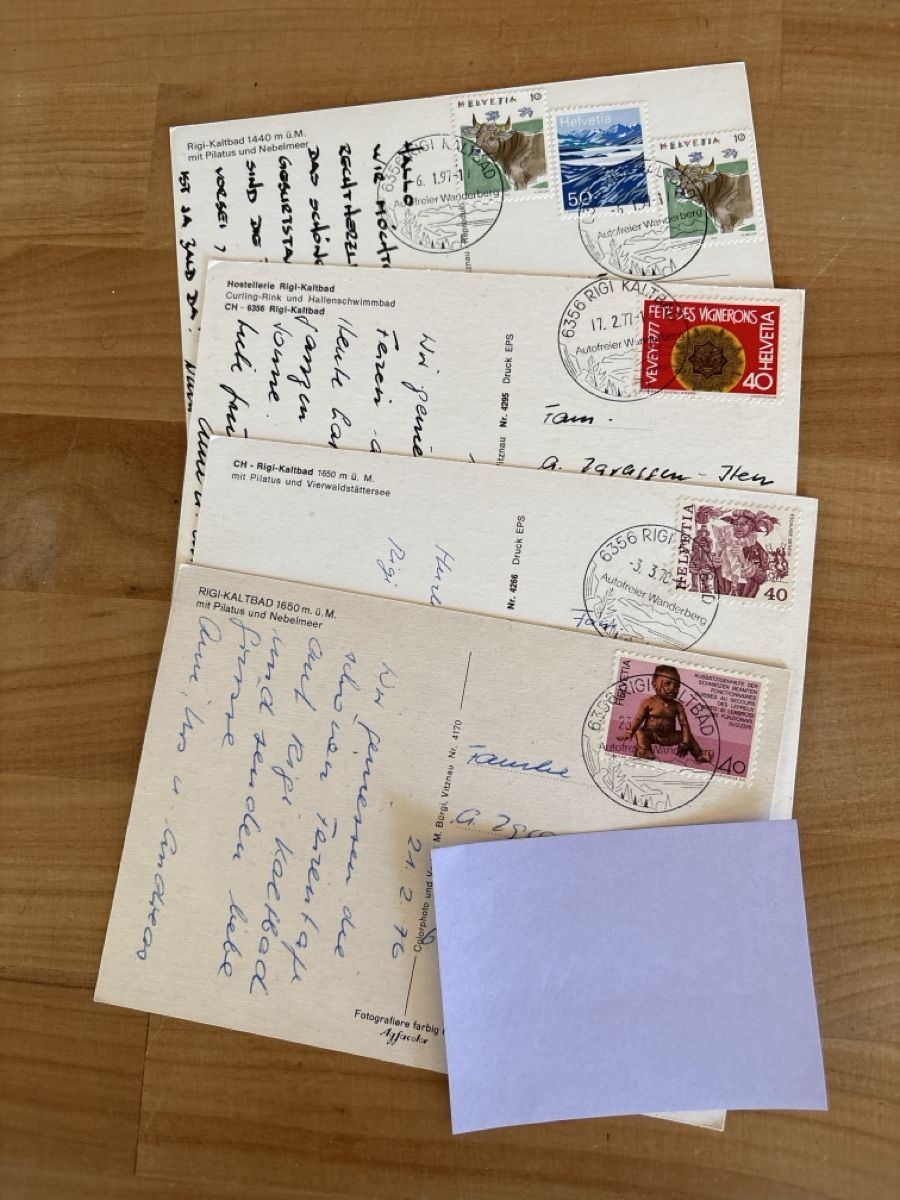 Ansichtskarten: AK von Rigi Kaltbad – Gebraucht aus Rümlang von Brieftaube1 1