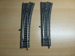 Fleischmann H0 Profigleis 2xWeiche rechts 6140