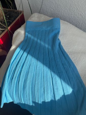 Trikot Rock in schönem Blau /Türkis gr s