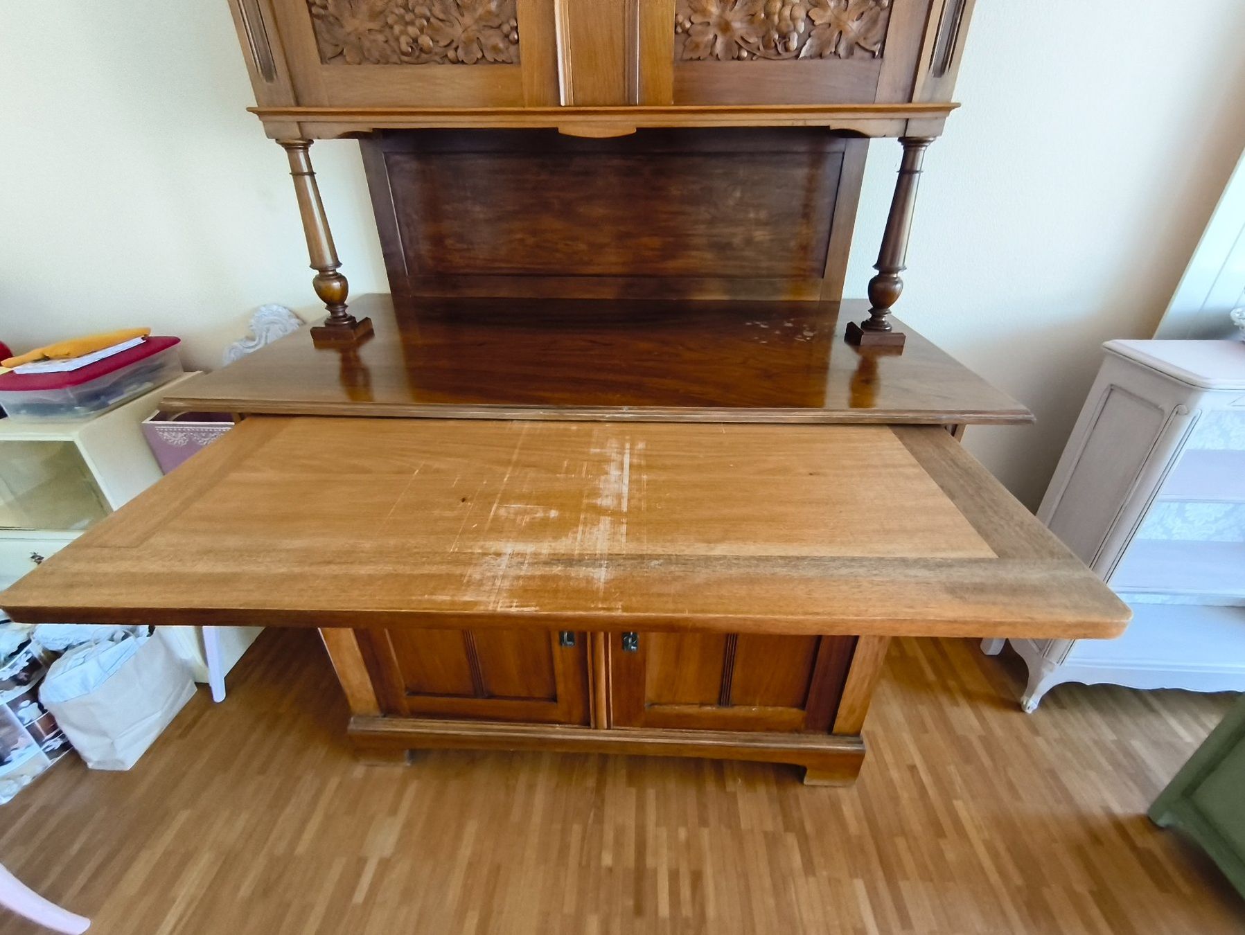 Credenze: Jugendstil Buffet Küchenschrank – Usato da Zürich venduto da Jul69 8