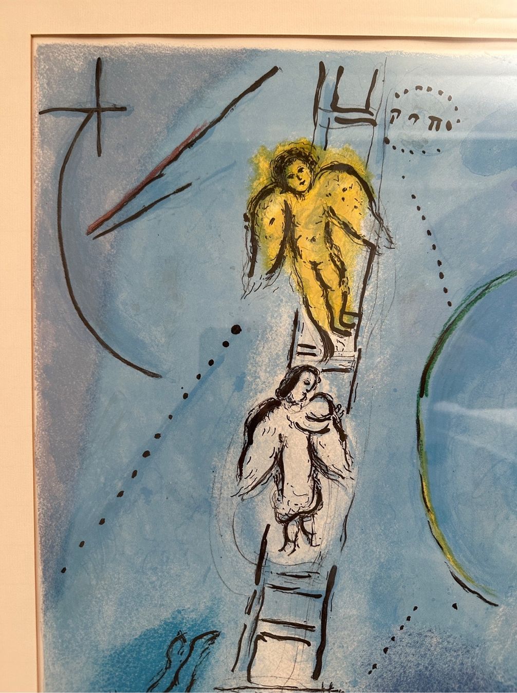 Grafica & Litografie: Marc Chagall, Die Himmelsleiter, 1977 – Usato da Riehen venduto da Pit3000 1