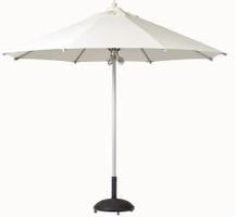 ANTIBES Sonnenschirm Ø 330 cm Alu, Bezug Polyester offwhite