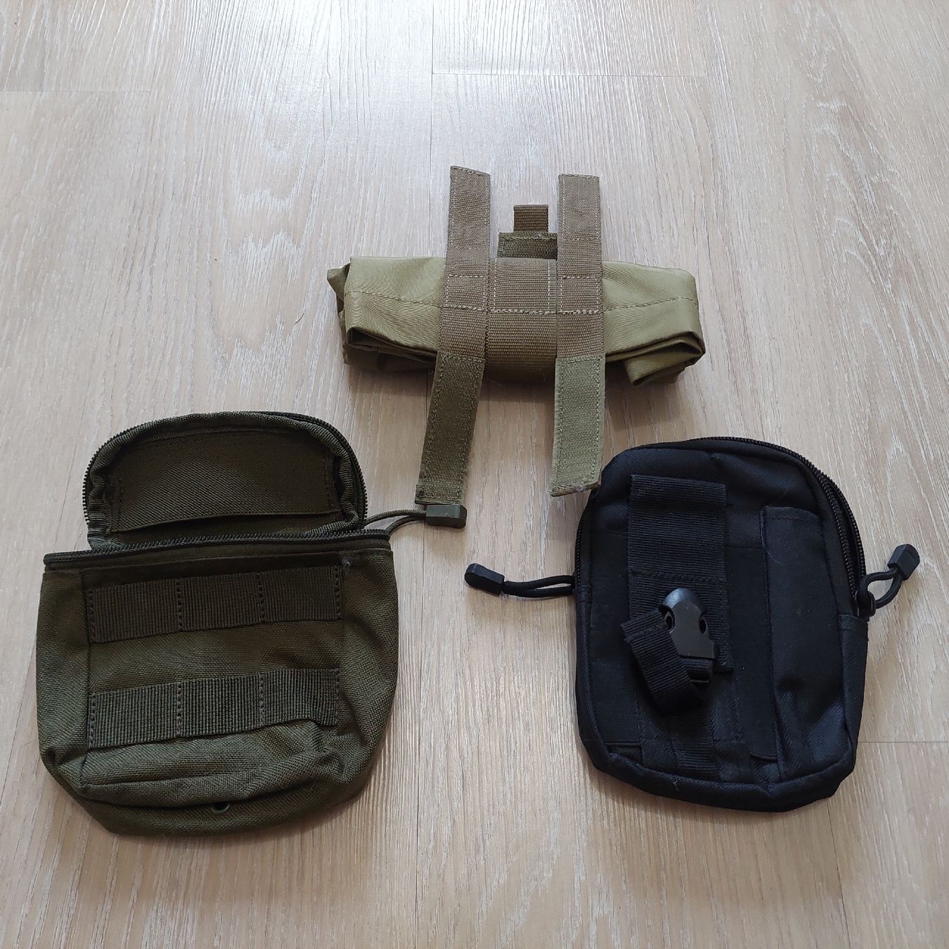 Taschen: Molle Taschen Set, Tactical Pouch Set, 3-teilig – Gebraucht aus Fislisbach von GenerousCardboard