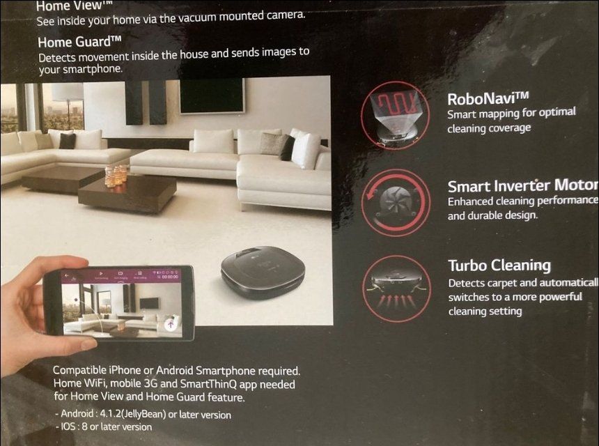 LG Staubsauger & Zubehör: LG Hom-Bot turbo+ Saugroboter – Gebraucht aus Zürich von  2