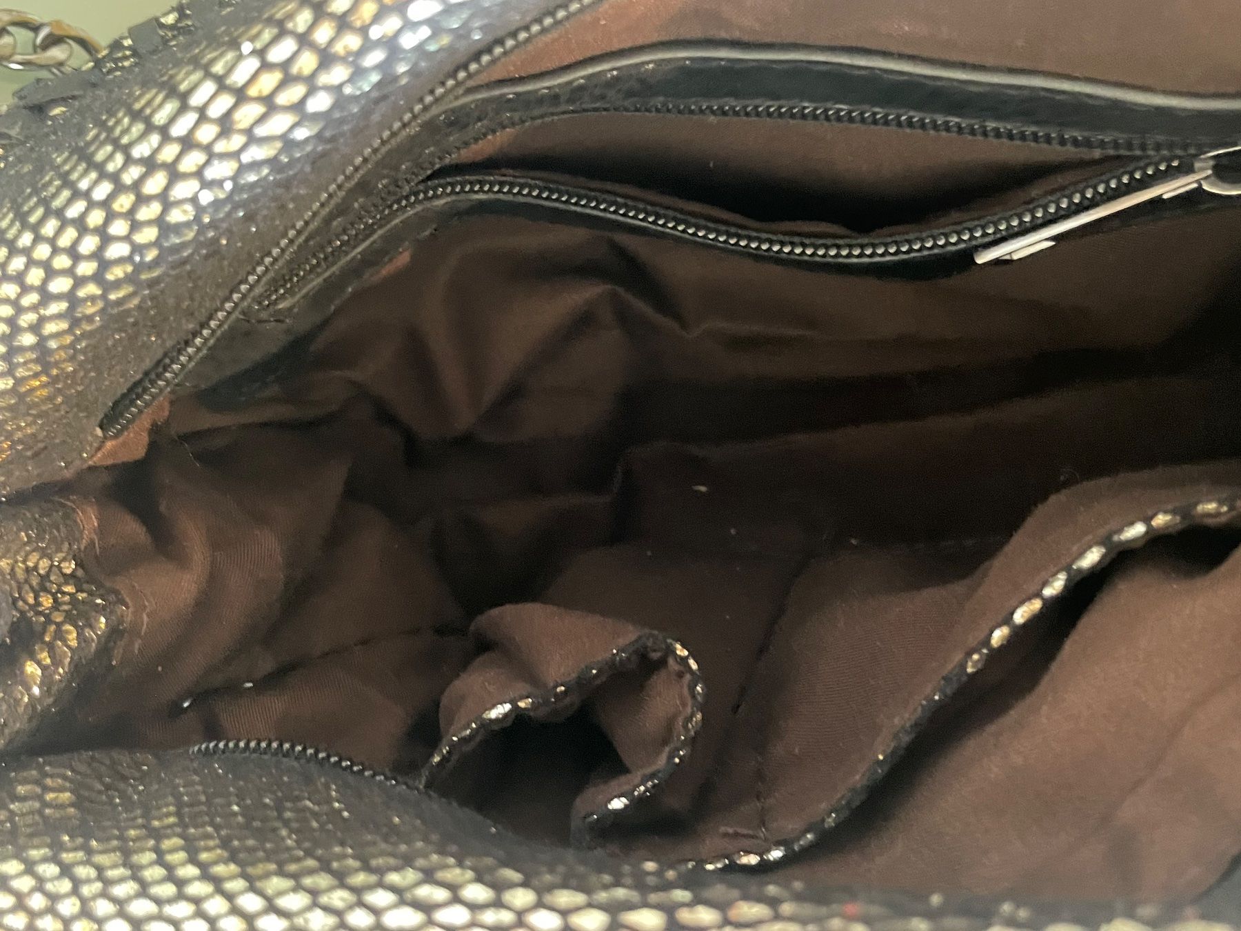 Stella McCartney Borse da donna: Stella McCartney Embossed Grey Falabella Mini Disco Bag – Usato da Genève venduto da lailas_things 8