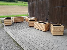 Blumentröge Holz
