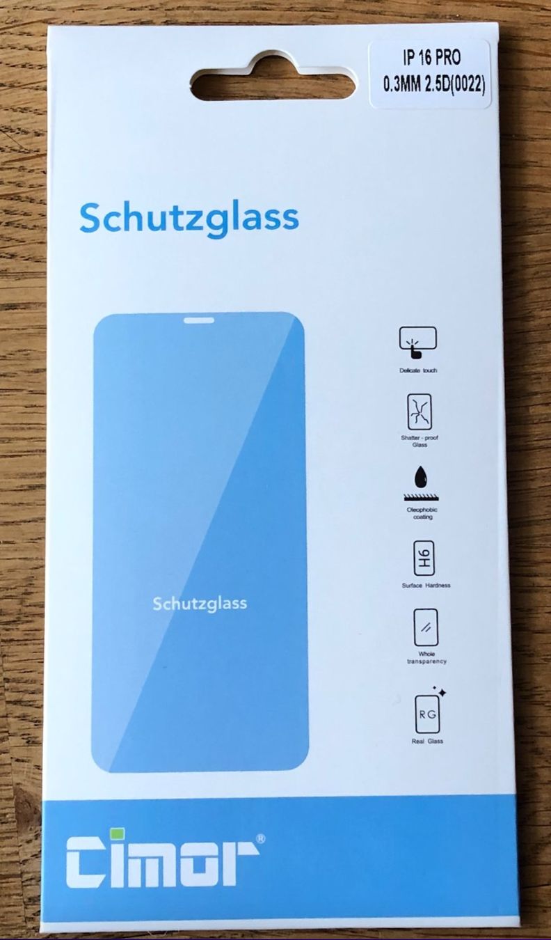 Apple Telefoni cellulari / Smartphones: Iphone 16 Pro Panzer Folie – Nuovo e nell'imballaggio originale da Aarau venduto da Billa007