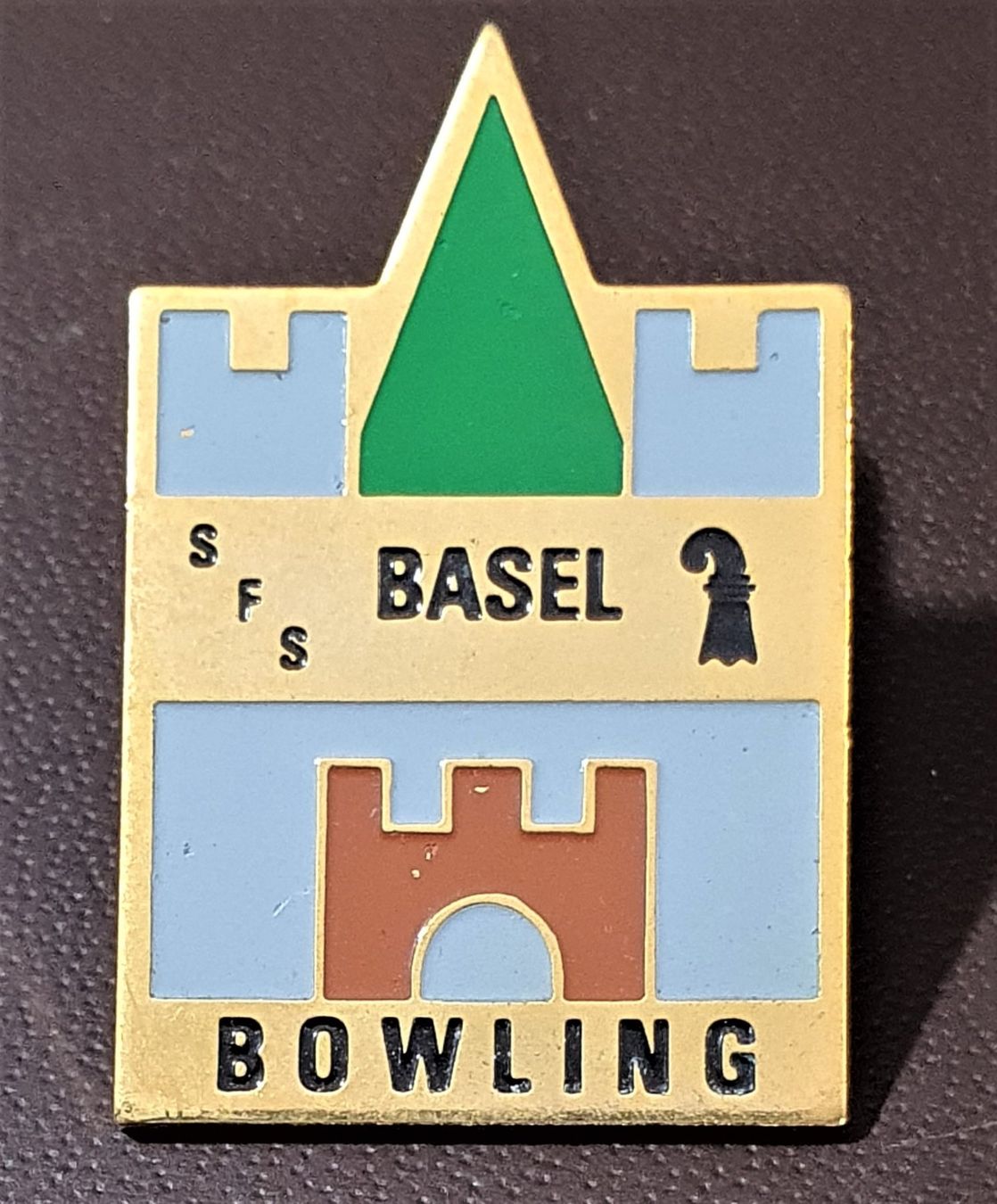 Plaketten & Abzeichen: Q234 - Pin Spalentor SFS Basel Bowling – Gebraucht aus Reinach BL von Boston-Verkauf