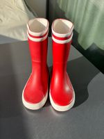 Regenstiefel, Marke Aigle, rot, Grösse 27