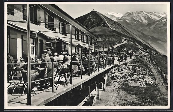 Cartoline postali: Brienz, Brienzer Rothorn, Hotel mit Gipf – Usato da Berlin venduto da bartko-reher