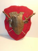 Wanddekortion ca 60 jahre plus - Messing Souvenir