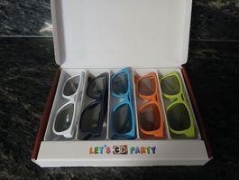 LG 3D Brillen Cinema, 5 Stuck, ideal fur Party!