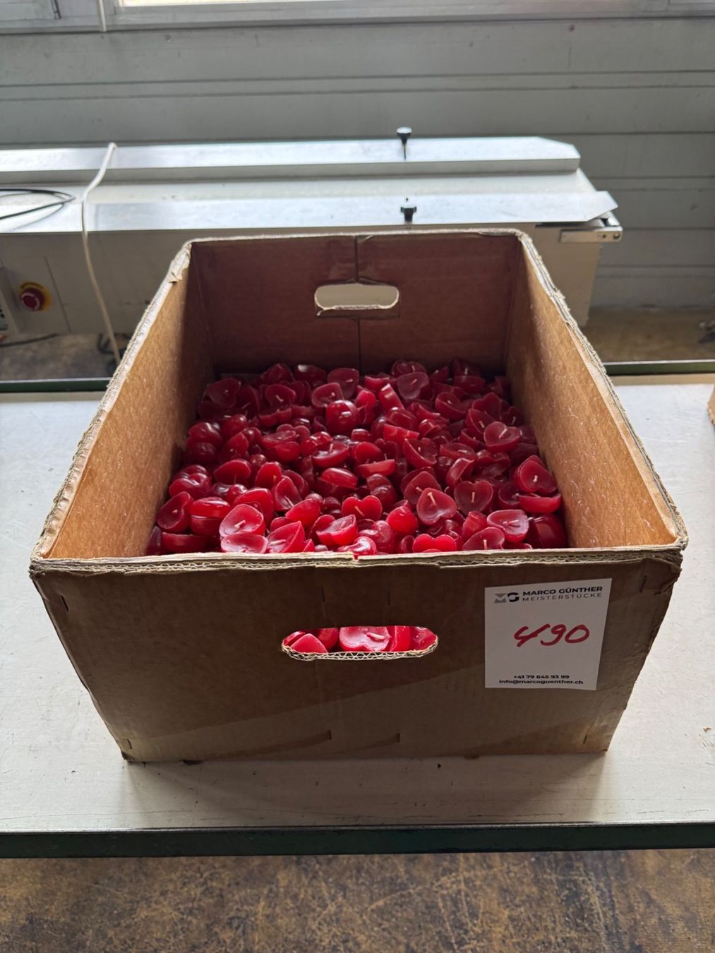 Bougies: 490 Posten Raureifkerzen aus Liquidation – D'occasion à Derendingen par Meisterstuecke 1
