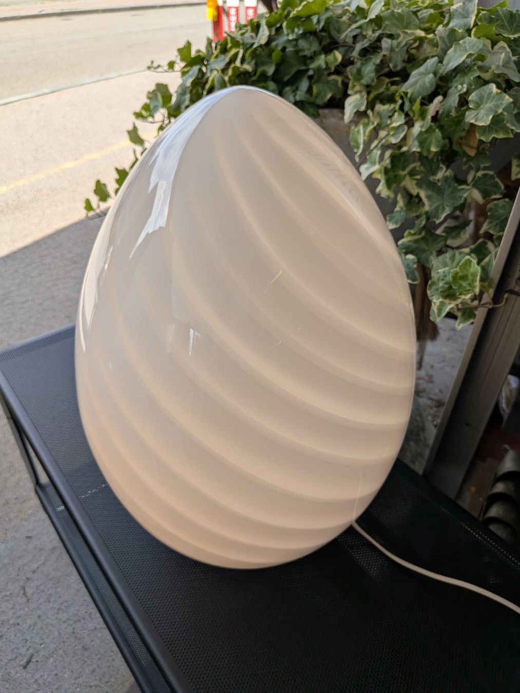 Murano Lampes: Murano Glas Eilampe Designklassiker Tischlampe – D'occasion à Emmen par Brockofsky 1