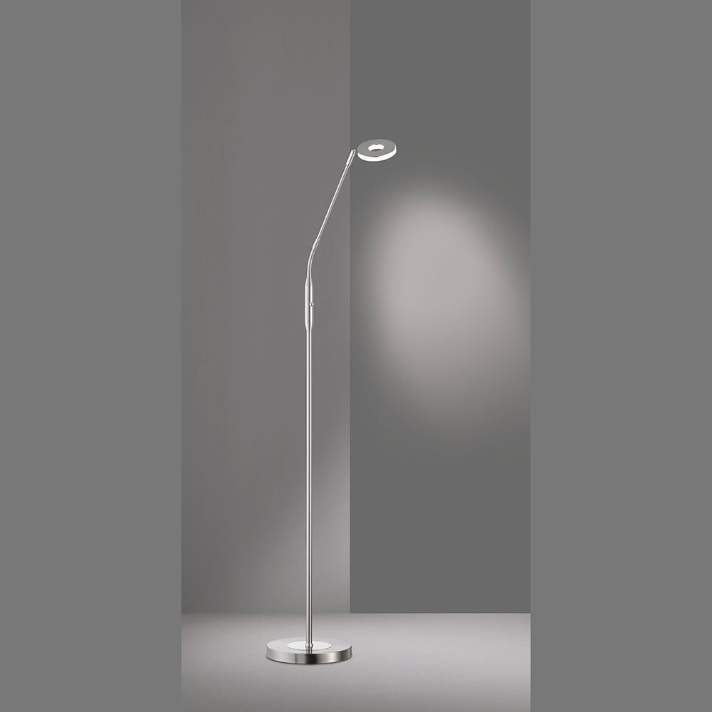 Lampade: LED Stehleuchte, Chrom, 150 cm Höhe – Nuovo (secondo la descrizione) da Kreuzlingen venduto da Smart-Light