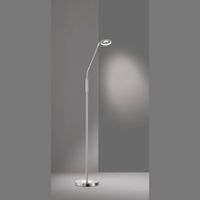 LED Stehleuchte, Chrom, 150 cm Höhe