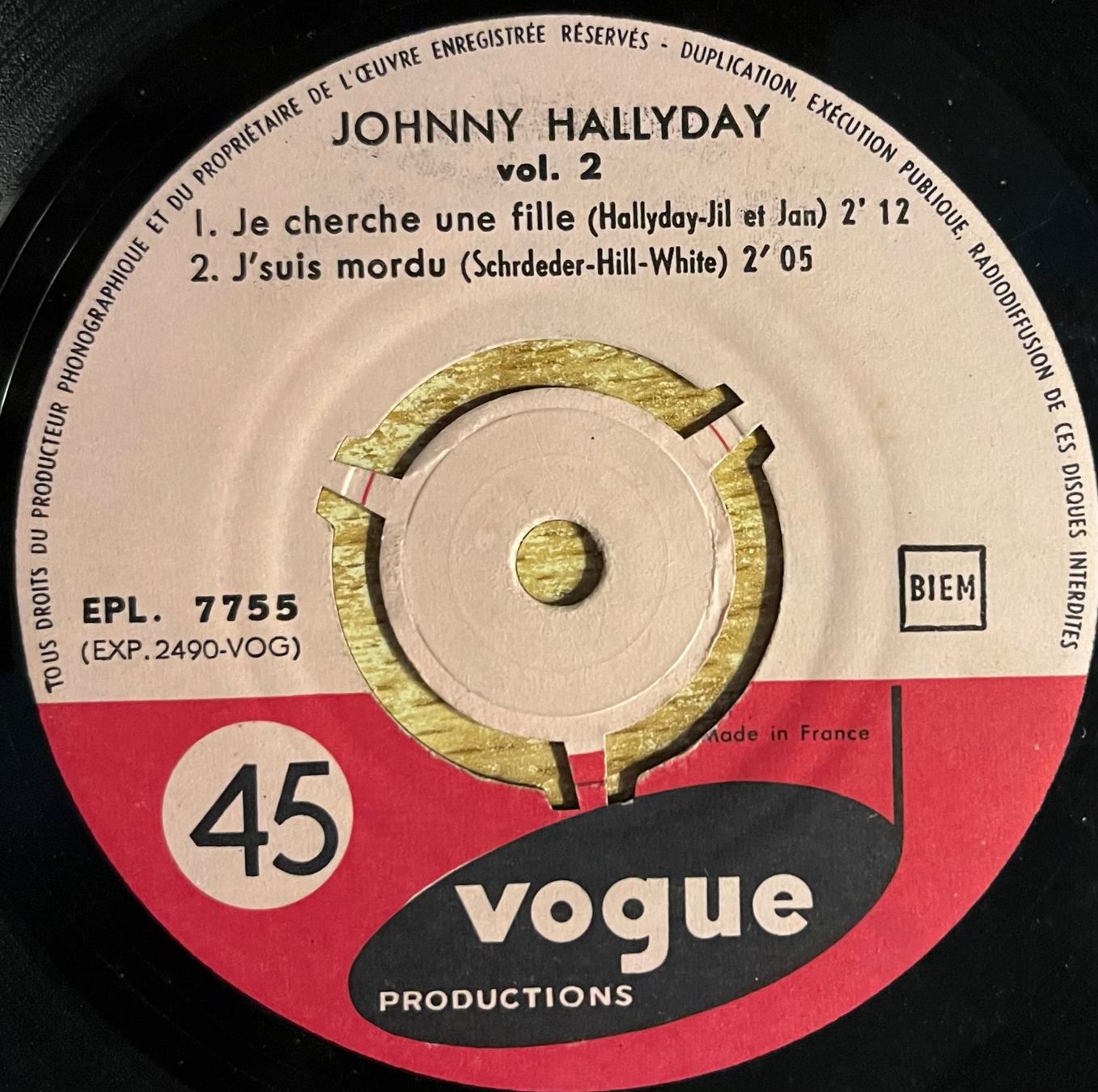 Schallplatten: JOHNNY HALLYDAY - SOUVENIRS, SOUVENIRS – Gebraucht aus Bussigny von vinyl-pas-cher 3
