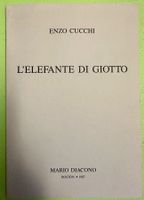 Enzo Cucchi: L' elefante di Giotto. 1987