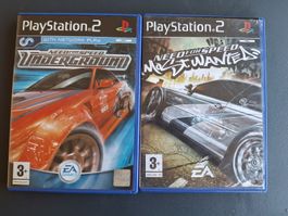 PlayStation 2 Need for Speed Underground & Most Wanted