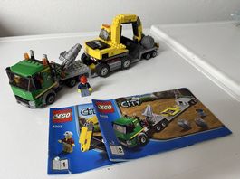 LEGO CITY SET 4203 GRUBENBAGGER MIT TRANSPORTER
