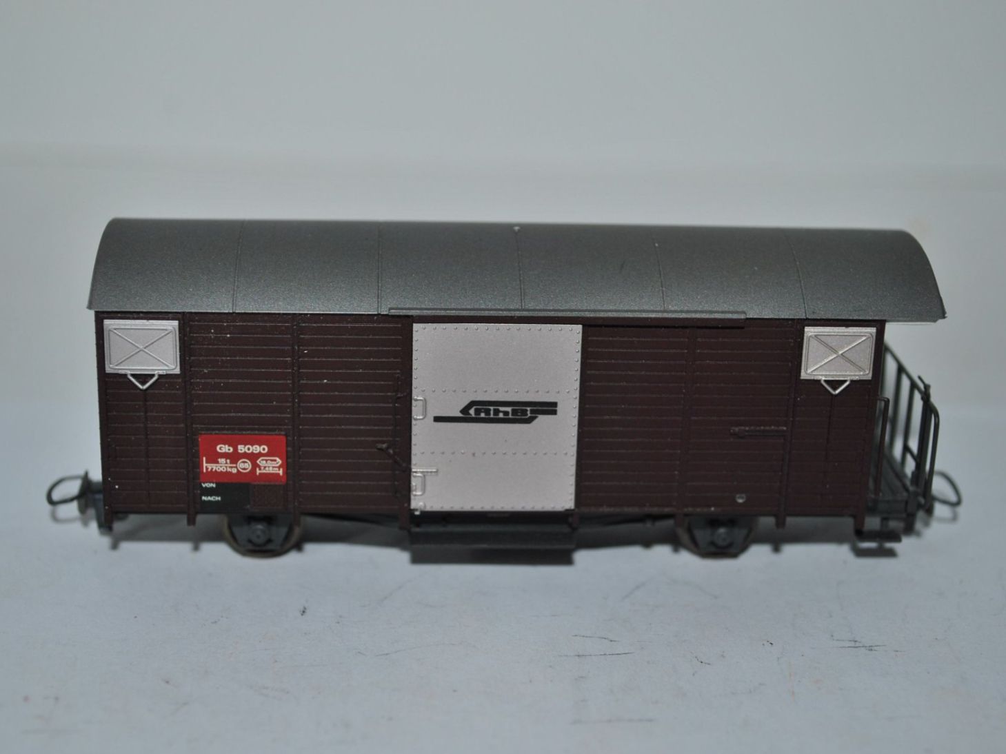 Bemo Modelleisenbahnen: Bemo Güterwagen RhB (MMT017) – Gebraucht aus Aarwangen von Bahnsupport