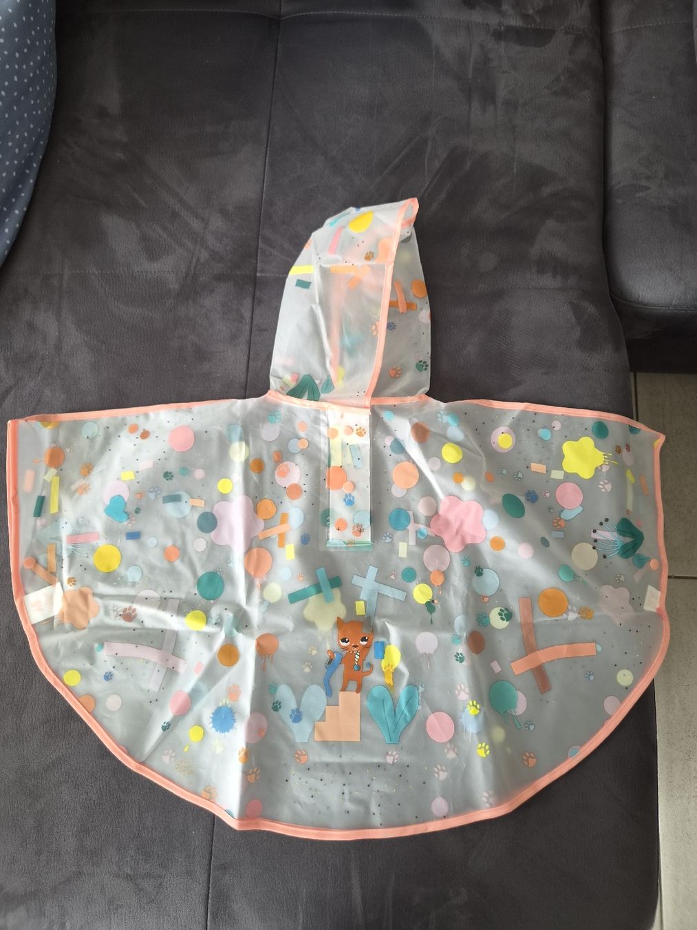 Giacche & Cappotti: Regenponcho ca 2-3 J. Neu – Nuovo e nell'imballaggio originale da Zürich venduto da mel_mzx6