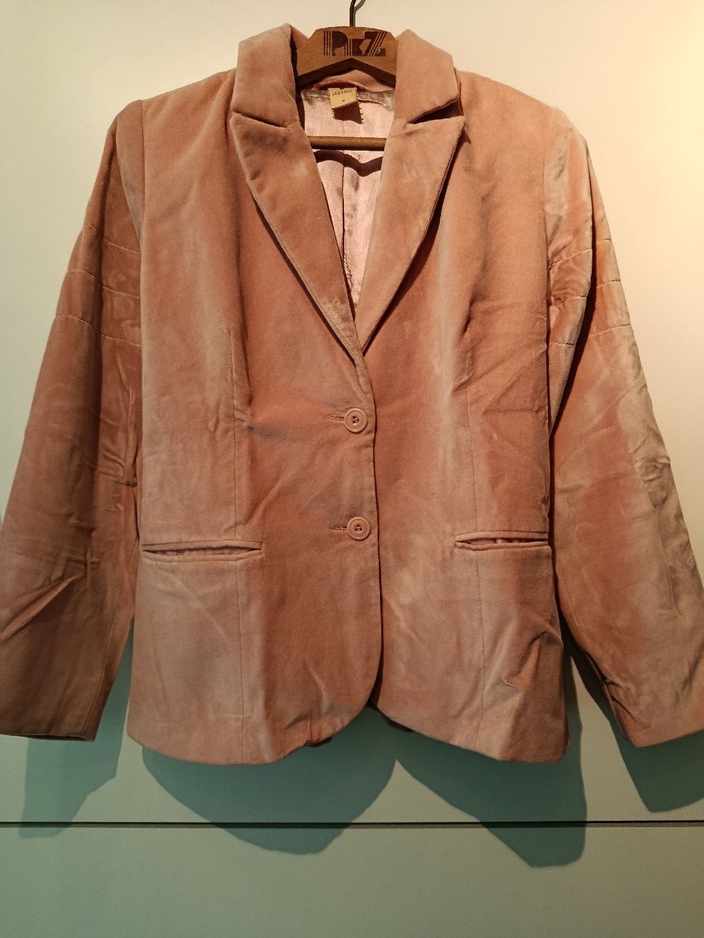 Vestes: Rosa Samt Blazer M Isabell Kristensen – D'occasion à Wattwil par sunicheyenne