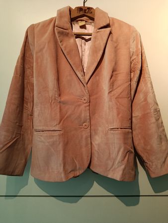Rosa Samt Blazer M Isabell Kristensen