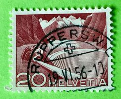 Nr.301A  mit gestempelt Technik und Landschaft 1949   