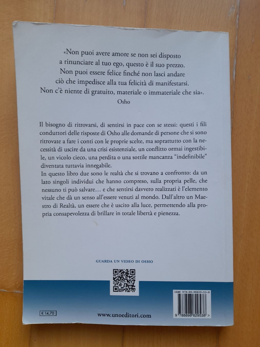 Bücher: Libro Osho 'Fare Pace Con Se Stessi' - Ottimo stato – Gebraucht aus St. Moritz von Fra_90 1
