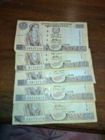 Seltene Zypern Pfund Noten, Jahr 1998, 