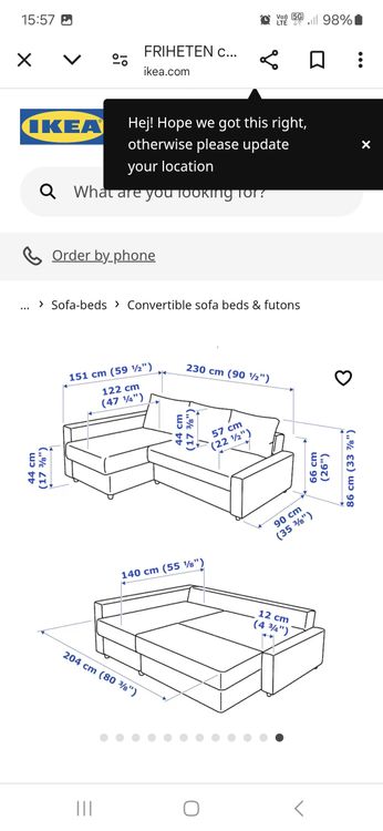 ikea Eckbettsofa mit Bettkasten 8