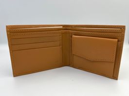 Portemonnaie aus Leder, hellbraun - Top Zustand!