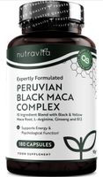 Nutravita Black Maca Komplex 180 vegane Kapseln