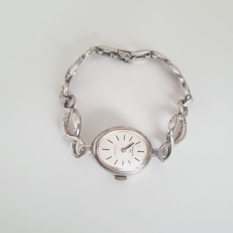 VINTAGE DAMEN UHR aus 835 Silber HANDAUFZUG FUNKTIONIERT