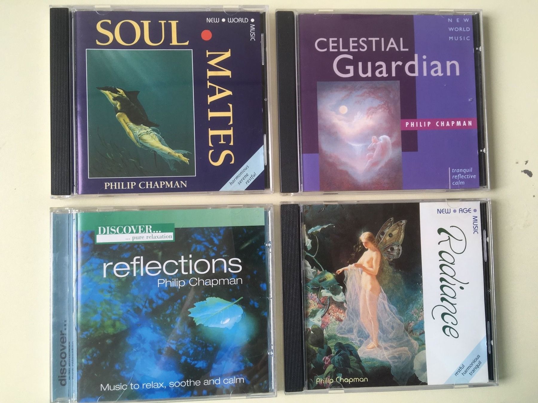 CD: Philip Chapman 8 CD-Sammlung Instrumental New Age – Usato da Rüti ZH venduto da Ochello
