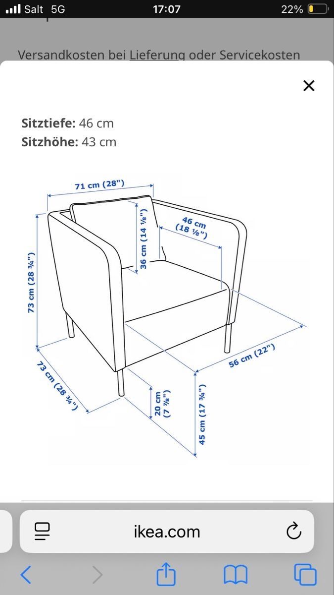 Sessel: Ekerö Ikea Sessel – Gebraucht aus Basel von nav_zjb6 4