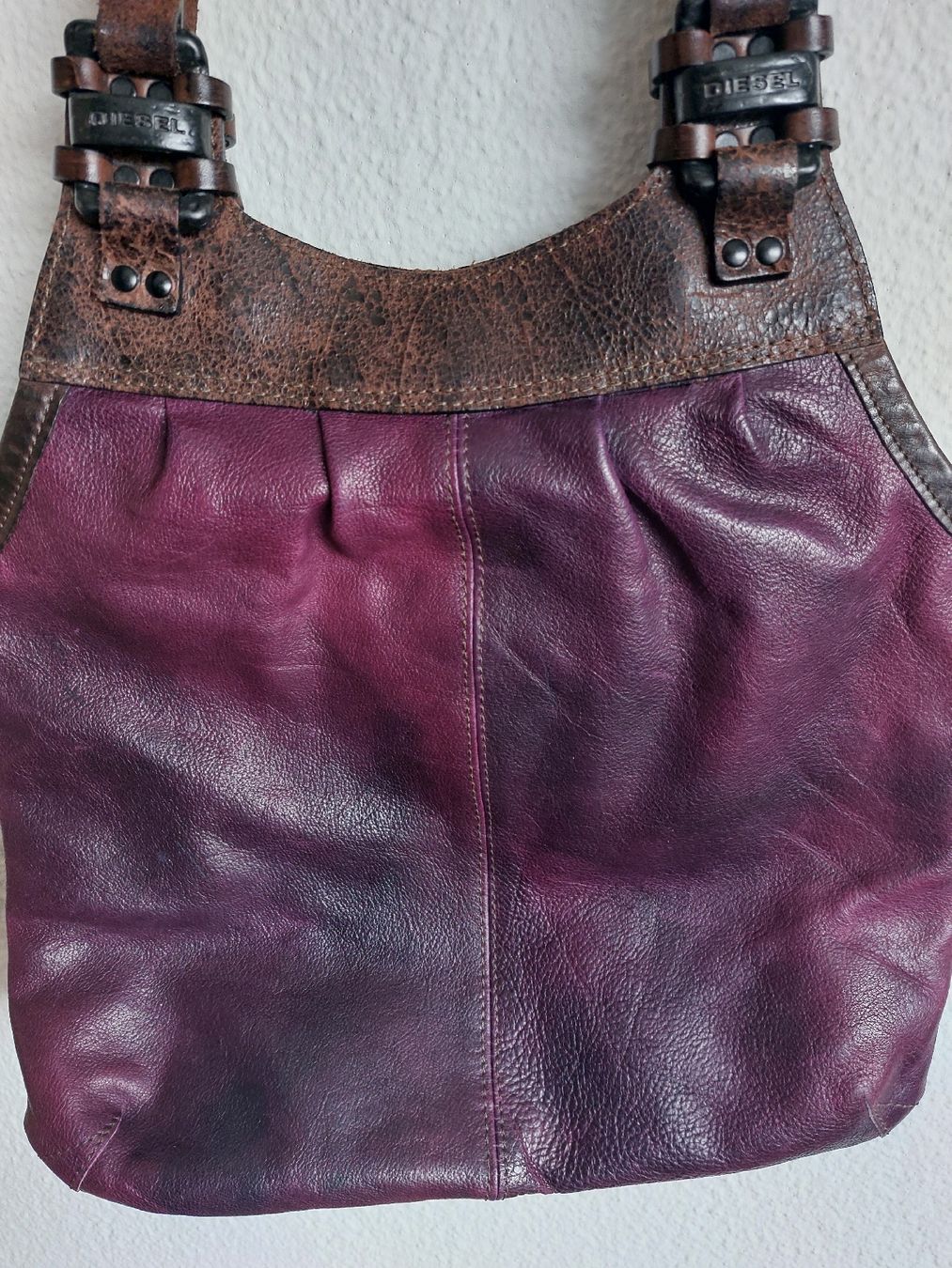 Diesel Borse da donna: Diesel Lederhandtasche violet – Usato da Horgen venduto da prinza 2