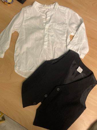 Festliches H&M Hemd&Gilet Gr. 86