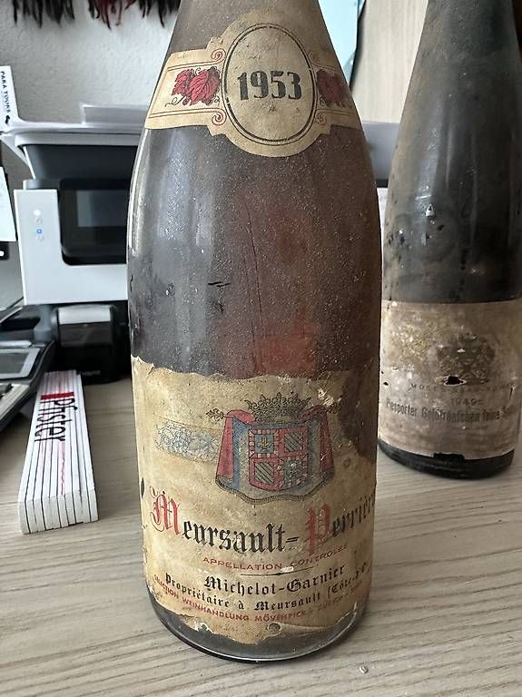 Vino: Wein 1953 Mersault Perrieres – Usato da Zürich venduto da georg17
