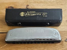 Hohner Chrometta 12 chromatische Mundharmonika
