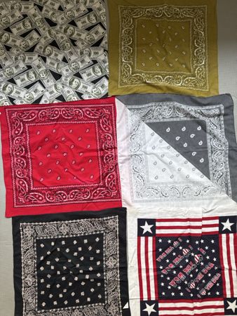 6 stk Bandanas
