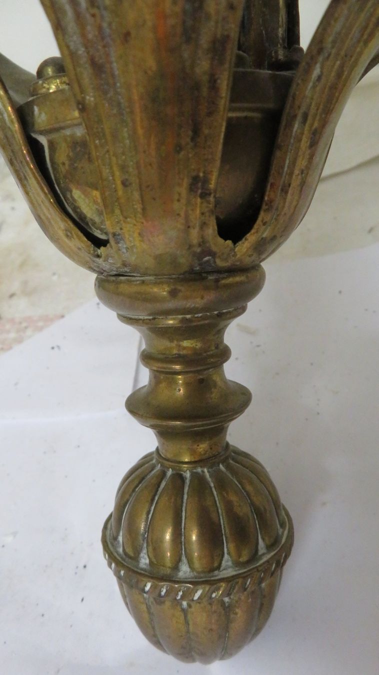 Lustres & lampes de plafonds: Deckenleuchte 3-armig Jugendstil messing – D'occasion à Wetzikon ZH par morda1954 6