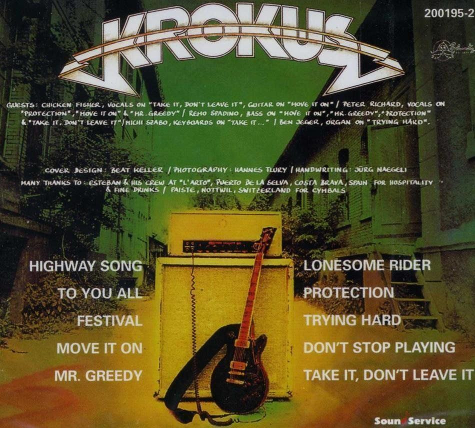 CD: Krokus - To You All, D9,  CD – Usato da Sessa venduto da discoverymedia 1