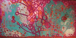 Gemälde abstrakt 60/120cm
